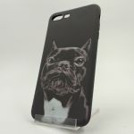 Люминесцентный чехол накладка LUXO Bulldog Iphone 7G+/8G+ Black