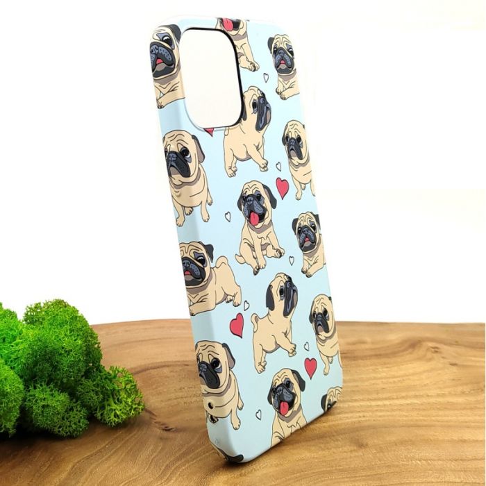 Люминесцентный чехол накладка LUXO MOPS для Iphone 12 Pro Max L12 Blue