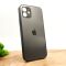 Матовый чехол накладка Носо Glass Case Matte для Apple iPhone 12 Gray