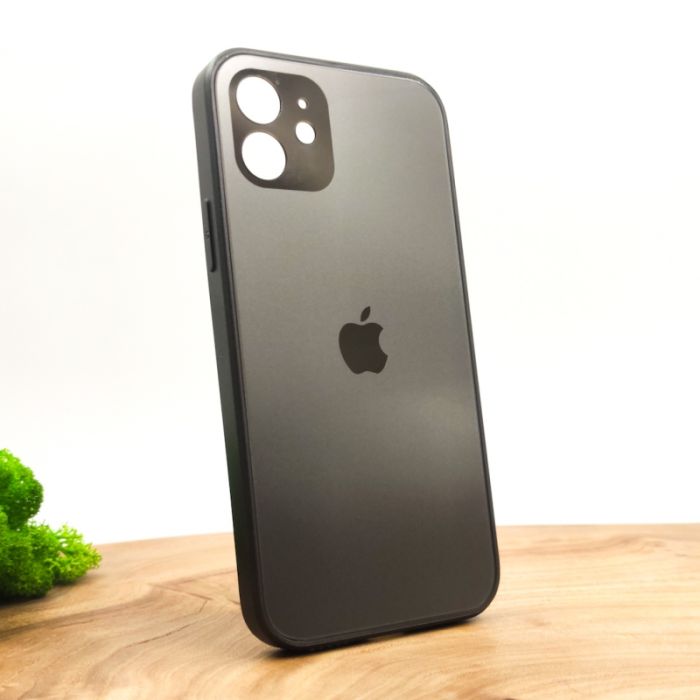 Матовый чехол накладка Носо Glass Case Matte для Apple iPhone 12 Gray