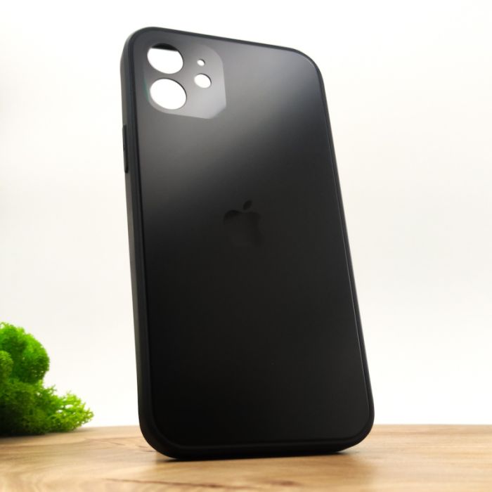 Матовый чехол накладка Носо Glass Case Matte для Apple iPhone 12 Mini Black