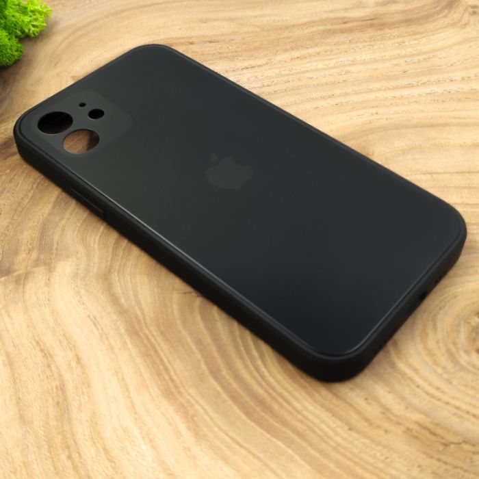 Матовый чехол накладка Носо Glass Case Matte для Apple iPhone 12 Mini Black