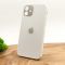 Матовый чехол накладка Носо Glass Case Matte для Apple iPhone 12 Mini White