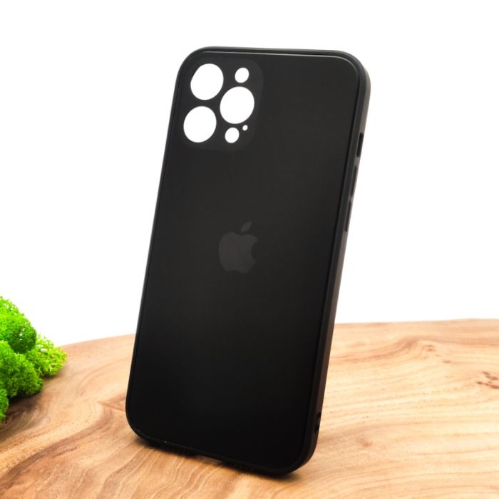 Матовый чехол накладка Носо Glass Case Matte для Apple iPhone 12 Pro Max Black