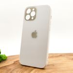 Матовый чехол накладка Носо Glass Case Matte для Apple iPhone 12 Pro Max White