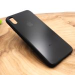 Матовый чехол накладка Носо Glass Case Matte для Apple iPhone XS Max Black