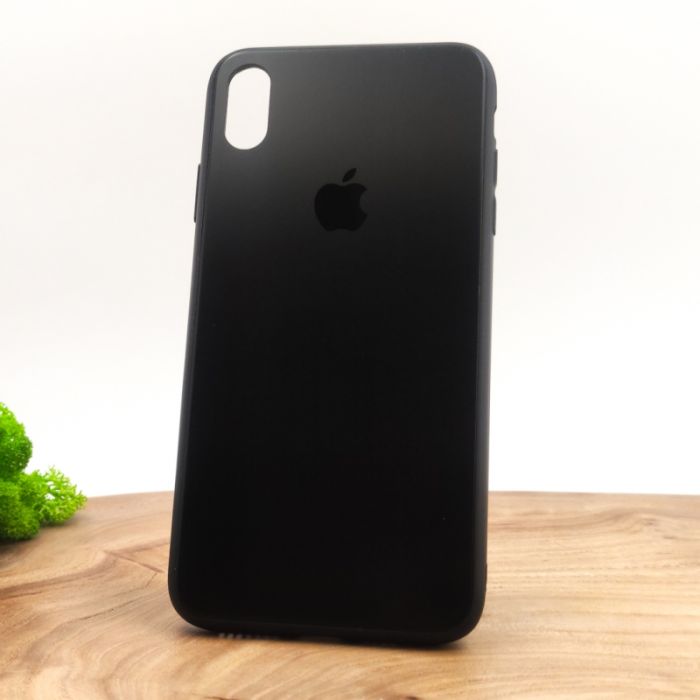 Матовый чехол накладка Носо Glass Case Matte для Apple iPhone XS Max Black