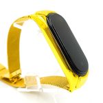 Металлический ремешок-браслет TCCG для Mi Band 5 Gold