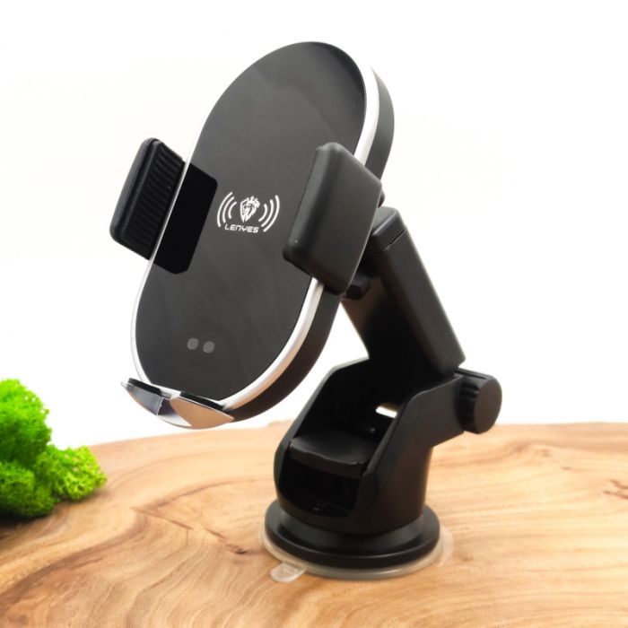 Многофункциональный автомобильный держатель  AUTO Wireless Charging 10w Lenyes MHW011