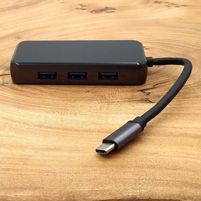 Многофункциональный хаб концентратор Type-C 6в1 (USB 3.0/HDMI/PD/RJ45)Ho