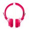 Накладные проводные наушники с микрофоном NIA A1 Pink