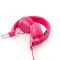 Накладные проводные наушники с микрофоном NIA A1 Pink