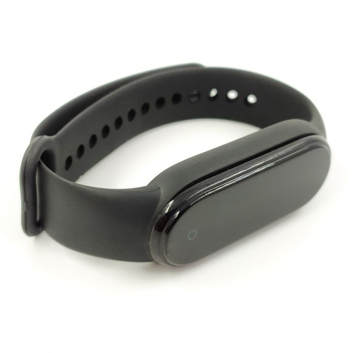 Силиконовый ремешок-браслет TCCG для Mi Band 5 Black