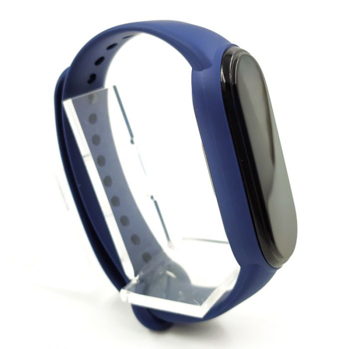 Силиконовый ремешок-браслет TCCG для Mi Band 5 Navy Storm