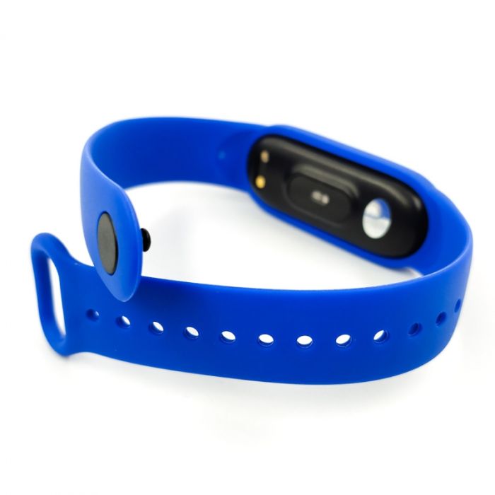 Силиконовый ремешок-браслет TCCG для Mi Band 5 Blue
