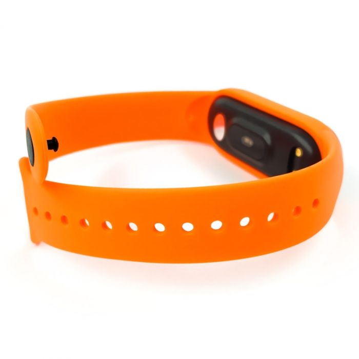 Силиконовый ремешок-браслет TCCG для Mi Band 5 Orange