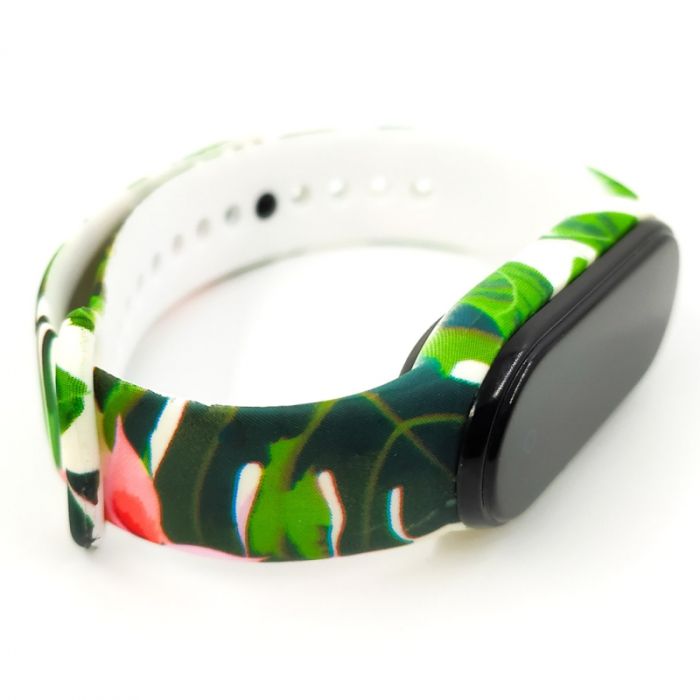 Силиконовый ремешок-браслет TCCG для Mi Band 5 Jungle Fever