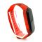 Силиконовый ремешок-браслет TCCG для Mi Band 5 Pattern Red