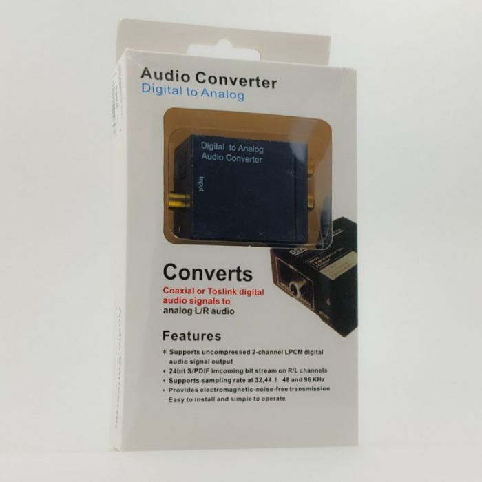 Конвертер звука оптический Digital to Analog Audio Converter SPDIF to RCA