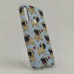 Люминесцентный чехол накладка LUXO MOPS  Xiaomi Redmi Note8t Blue