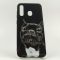 Люминесцентный силиконовый светящийся чехол-накладка LUXO Dog Samsung A10s Black