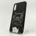 Люминесцентный силиконовый светящийся чехол-накладка LUXO Dog Samsung A50 Black