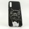 Люминесцентный силиконовый светящийся чехол-накладка LUXO Dog Samsung A50 Black