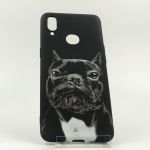 Люминесцентный силиконовый светящийся чехол-накладка LUXO Dog Xiaomi Redmi Note7 Black