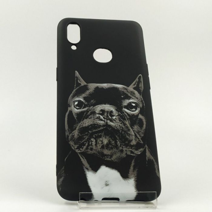 Люминесцентный силиконовый светящийся чехол-накладка LUXO Dog Xiaomi Redmi Note7 Black