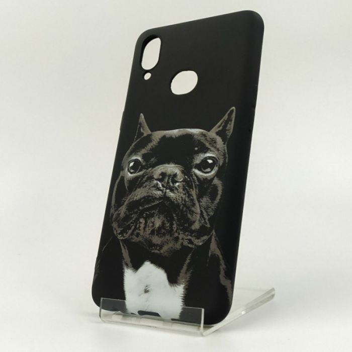 Люминесцентный силиконовый светящийся чехол-накладка LUXO Dog Xiaomi Redmi Note7 Black