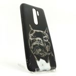 Люминесцентный силиконовый светящийся чехол-накладка LUXO Dog Xiaomi Redmi Note8 pro Black