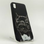 Люминесцентный силиконовый светящийся чехол-накладка LUXO Dog  Xiaomi Redmi7a Black