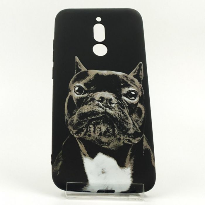 Люминесцентный силиконовый светящийся чехол-накладка LUXO Dog Xiaomi Redmi8 Black