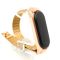 Металлический ремешок-браслет TCCG для Mi Band 5 Rose Gold