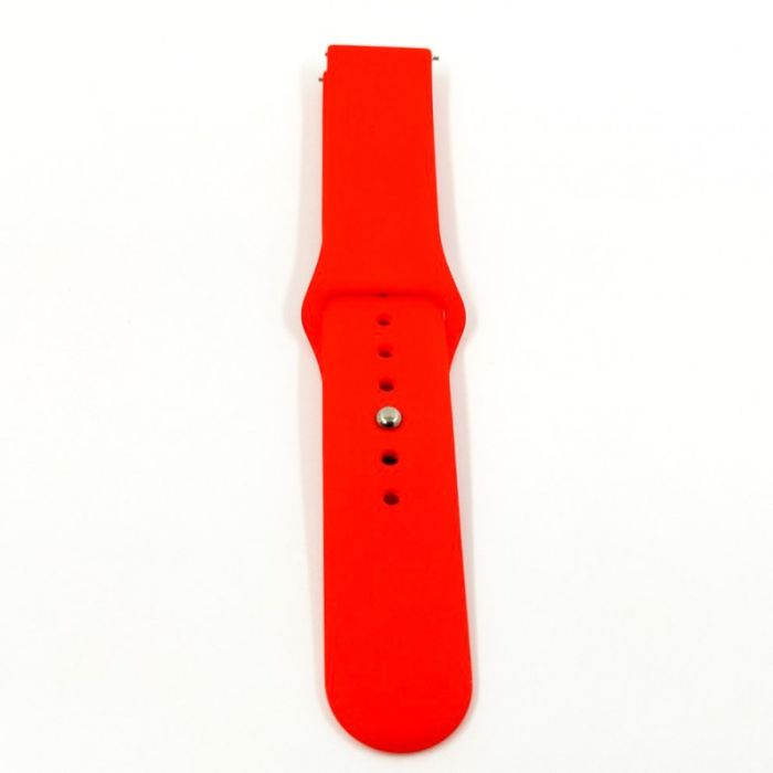 Универсальный силиконовый ремешок 20мм для фитнес брастета Amazfit Red