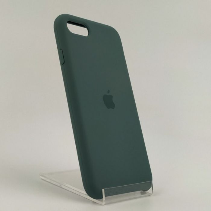 Оригинальный матовый чехол Silicone Case Iphone SE2020 Blue Green