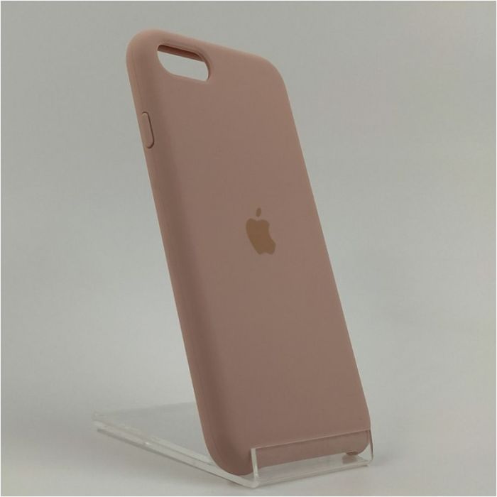 Оригинальный матовый чехол Silicone Case Iphone SE2020 Matte Pink