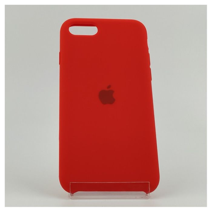 Оригинальный матовый чехол Silicone Case Iphone SE2020 Red