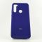 Оригинальный матовый чехол-накладка Silicone Case Xiaomi Redmi note8t Purple