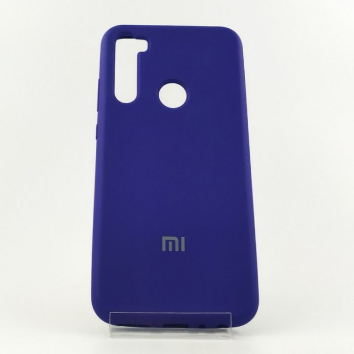 Оригинальный матовый чехол-накладка Silicone Case Xiaomi Redmi note8t Purple
