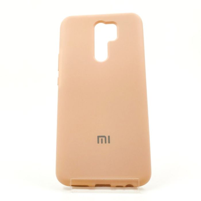 Оригинальный матовый чехол-накладка Silicone Case Xiaomi Redmi9 Matte Pink