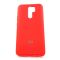 Оригинальный матовый чехол-накладка Silicone Case Xiaomi Redmi9 Red