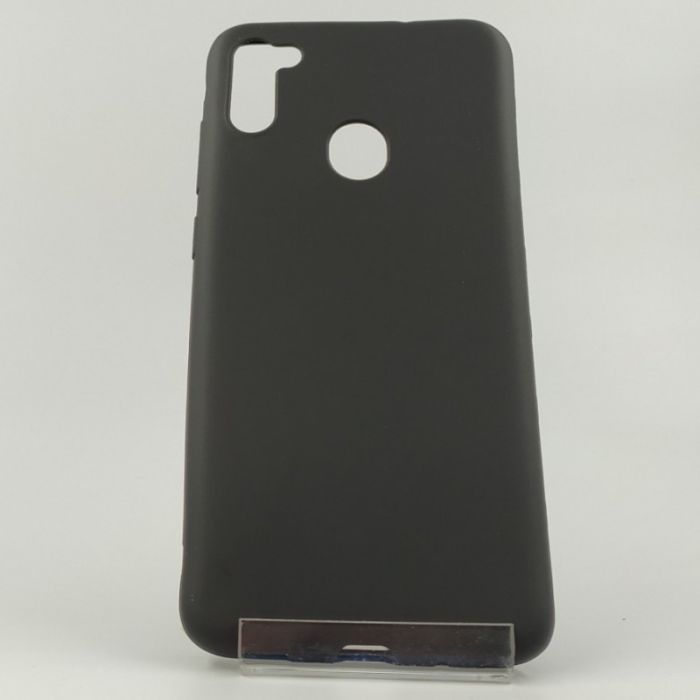 Силиконовый матовый чехол-накладка Simin Style Samsung A11 Black