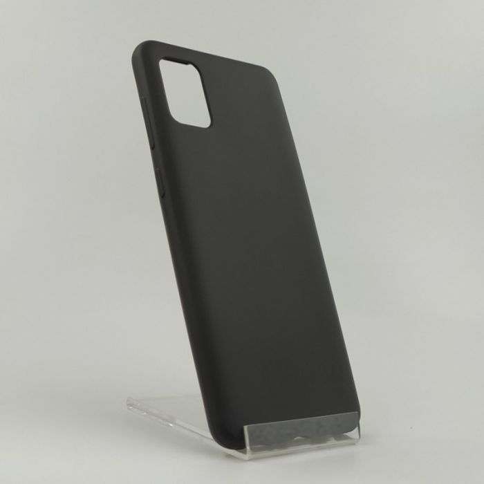 Силиконовый матовый чехол-накладка Simin Style Samsung A31 Black