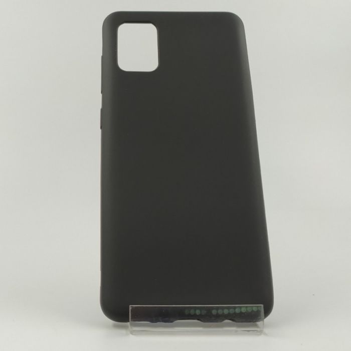 Силиконовый матовый чехол-накладка Simin Style Samsung A31 Black
