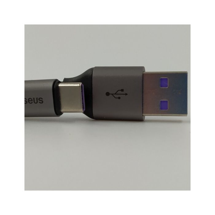 USB кабель "Baseus" Type-C 5A 0.23m