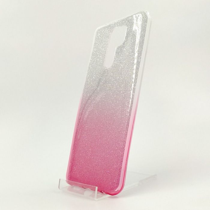 Силиконовый чехол с блёстками VAJA Xiaomi Redmi9 Pink
