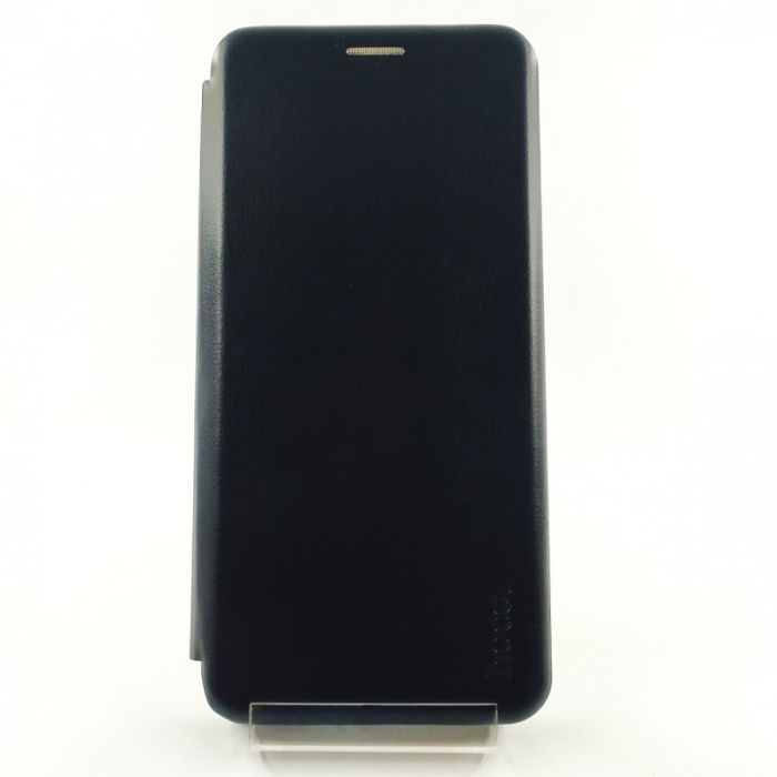 Кожаный противоударный чехол-книжка Hoco Samsung A31 Black