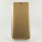 Кожаный противоударный чехол-книжка Hoco Case Samsung A31 Gold