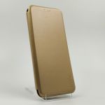 Кожаный противоударный чехол-книжка Hoco Case Xiaomi Redmi Note9s Gold
